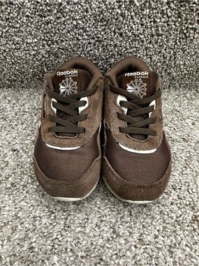 Reebok Kids Brown and White Classic Sneakers
